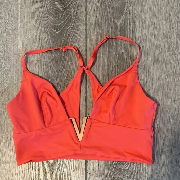 Victorias Secret Very Sexy Illusions Soft V Hardware Plunge Bralette Bra small - Picture 2 of 3